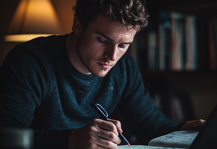 Un étudiant en reconversion professionnelle